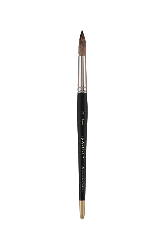 New York Central Oasis Synthetic Brush - Round #16 - Handmade in Germany, Professional Watercolor Brushes with Ergonomic Handle, Soft, Absorbent Bristles for Artists - size: Round #16