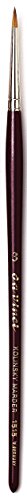 da Vinci Watercolor Series 1515 Maestro Paint Brush, Extra Short Retouching Kolinsky Red Sable, Size 3 (1515-3) - size: Size 3, style: Extra Short Retouching