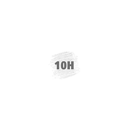 STAEDTLER Mars Lumograph 10H Graphite Art Drawing Pencil, Very Hard, Break-Resistant Bonded Lead, 12 Pack, 100-10H - color: 10H