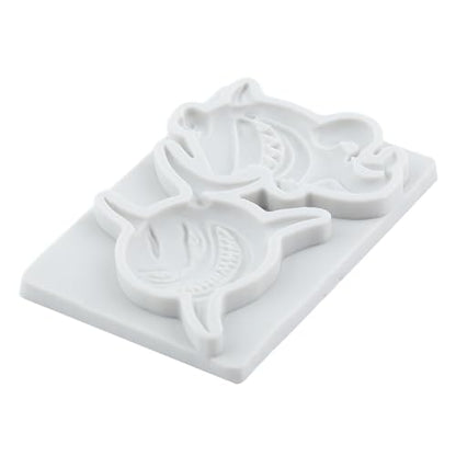 Shark Crocodile Polymer Clay Mold Shark Alligator Silicone Molds for DIY Crafts Epoxy Resin Casting Air Dry Polymer Clay Plaster Jewelry Making - color: Style F
