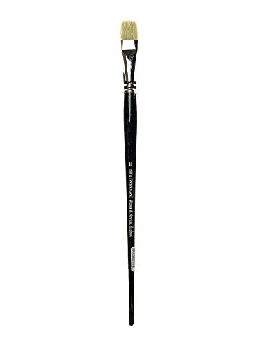 Winsor & Newton 5974710 Winton Hog Flat #10 Bristle Brush - size: #10, style: Flat