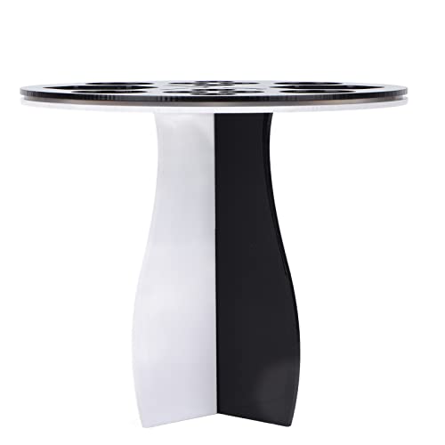 Makeup Brush Drying Rack 14 Holes Detachable Round Paint Brush Holder Display Stand Black White