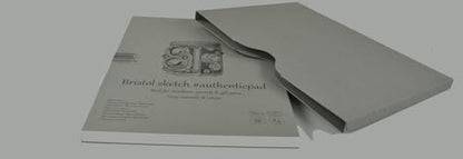 SMLT Authentic Line EA-50 A4 Sketch Pad authenticpad 185 GSM Extra White and Smooth Bristol Paper 50 Sheets