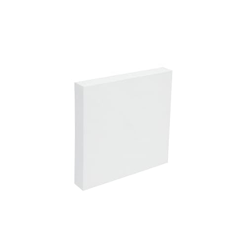 Centurion Deluxe Professional Acrylic Primed Linen Pre-Stretched Canvases, 11oz Linen - 16"x20", Box of 3, 1.5" Deep - Kiln-Dried Stretchers, Back Stapled, Canvas for Painting, Museum Archival Quality - size: 18"x18"