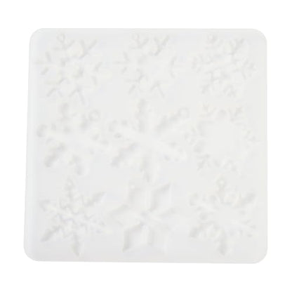 1PC Snowflake Pendant Silicone Molds Christmas Resin Epoxy Casting Molds for Earring Necklace Keychain Charms Pendants Jewelry Making DIY Gem Cabochon Craft Supplies White 115x113x4.5mm - color: White-22