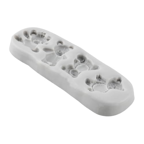 Bear Silicone Molds Animal Polymer Clay Mold for DIY Crafts Epoxy Resin Casting Air Dry Polymer Clay Plaster Jewelry Making - color: Style C
