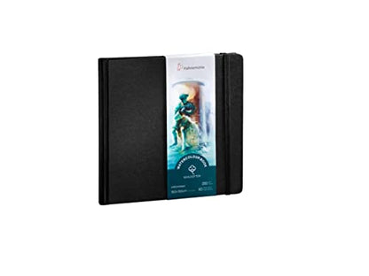Hahnemühle 10625357 Watercolour Book 250 G/M2, 100% Cotton, AQUARELA NOTEBOK, TAM 19.5X19.5CM, 30 FLS/60 PAG., Natural White - size: 0