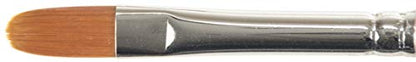 KINGART Premium Radiant 6500-8 Filbert Series Artist Brush, Synthetic Taklon Hair, Short Handle, Acrylic, Oil and Watercolor Painting, Size 8 - size: 8