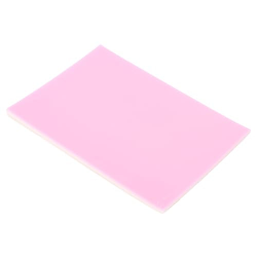 Generic Rubber Carving Block Rubber Stamp Carving Block Printmaking 20x15cm Premium for Intricate Designs with Smooth Firm Texture for Stamp Making and Art Projects (Pink White) - color: 1