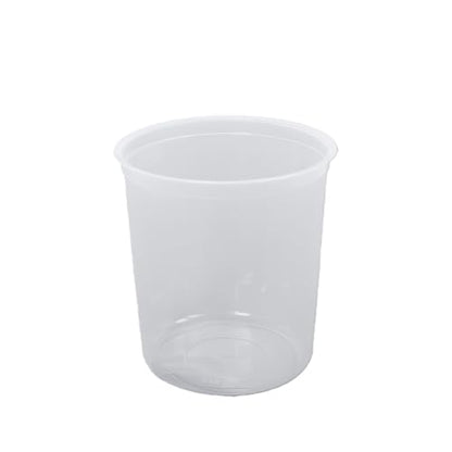 Cryfokt Disposable Paint Spray Gun Cup Liners and Lid System, 600ml 20 Ounce Kit with 50 Inner Cups Lids 2 Outer Cups Seal Ring 20 Plugs Adaptors PTFE Tape Mixing Stick for Automotive