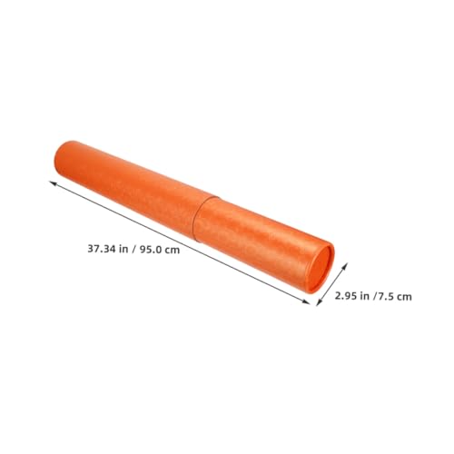 Ipetboom Telescopic Poster Tube Holder 52-95cm Expandable Mailing Document Transport Tube with Strap for Art Supplies Storage and Blueprint Carrying
