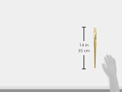 Raphael D'Artigny 3592 Interlocked White Bristle Brush, Filbert, 24 - size: 24
