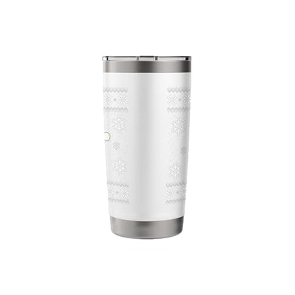 Spongebob SquarePants Holiday Christmas Graphic Stainless Steel Insulated Tumbler - color: White