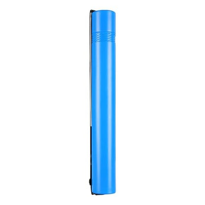 Fancyes Poster Storage Tube Round Storage Case 20"-37" Extendable with Adjustable Strap for Paper Rolls Drawings Documents, Blue - color: Blue