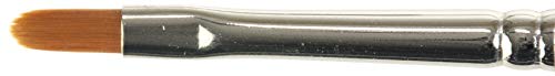 KINGART Premium Radiant 6500-2 Filbert Series Artist Brush, Synthetic Taklon Hair, Short Handle, Acrylic, Oil and Watercolor Painting, Size 2 - size: 2