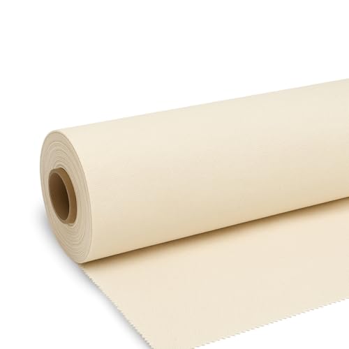 Natural Cotton Canvas Fabric Roll – 63 Inch Wide x 50 Yards Length, 7oz Lightweight Canvas for Bags, Upholstery, Crafts, Home Décor & Sewing Projects - style: SF-07oz-63-50