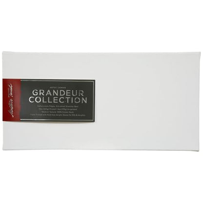 Hobby Lobby Master's Touch Grandeur Blank Canvas, Heavy-Duty Cotton Duck, Gallery-Wrapped, White (8"x16") - style: 8"x16"