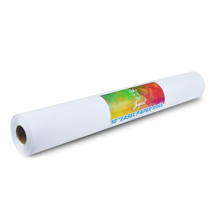 Joyooss Easel Paper Roll 18” x 984” (82’), Arts and Crafts Drawing Paper Roll of Paper for Painting Kids Easel, Coloring Art Paper, White Paper Roll of Crafting Activity Projects Supplies - size: 18 Inch 1 Roll