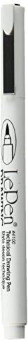 Le Pen Technical Drawing Pen Carded-Brush Tip Black