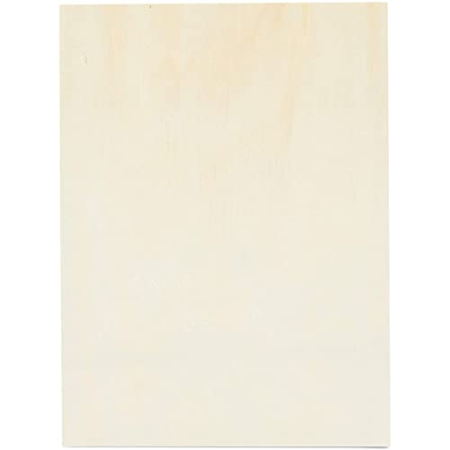 Bright Creations Unfinished Wood Frames for Canvas Paintings - 9 x 12 & 11 x 14 in, 6 Pack, Brown, Traditional - Multi Pack Wood Art Boards for Panel Painting & Wall Decor