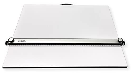 Proartek PK00015 Model PXB24 Portable Drafting Drawing Board 18" x 24"; PXB Series; Adjustable Aluminum Parallel Straightedge; Carry Handle; Architecture Tool for Students and Professionals - size: 18" x 24"