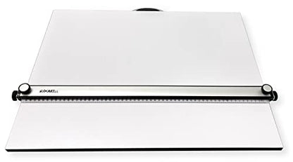 Proartek PK00015 Model PXB24 Portable Drafting Drawing Board 18" x 24"; PXB Series; Adjustable Aluminum Parallel Straightedge; Carry Handle; Architecture Tool for Students and Professionals - size: 18" x 24"