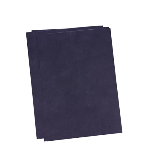 Uonlytech 100Pcs Blue Graphite Carbon Transfer Paper for Tracing Drawing Paper Canvas and More for Crafts and Design Projects