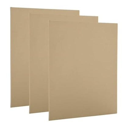 Paramount Pro-Tones All-Media Toned Canvas Panels 3-Pack - Triple-Primed 100% Cotton Canvas, Non-Reflective Colors - Dune 6x8 - color: Dune, size: 6x8"