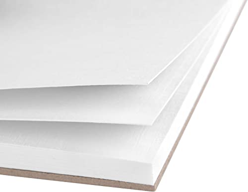 edding 30010 Postcard pad - White - 20 Sheets in A6 - Thick Painting Paper (300 GSM) - Canvas-Like Paper for Acrylic and Oil Paint, Acid-Free, Ideal for Professionals and Beginners - color: 03: A6 - White