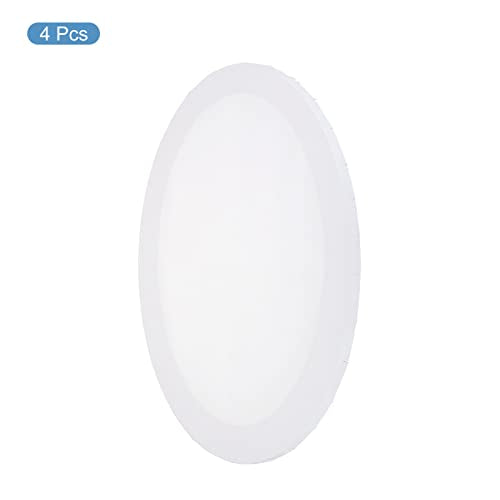 PATIKIL Paint Canvases Panel for Painting, 4 Pack 12x16 Inch Oval Wood Frame Stretched Blank Art Board Panels for Acrylic, Oil, Tempera Painting, White - size: 12x16 Inch