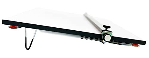 Proartek PK00018 Model PXB36 Portable Drafting Drawing Board 24" x 36"; PXB Series; Adjustable Aluminum Parallel Straightedge; Carry Handle; Architecture Tool for Students and Professionals - size: 24" x 36"