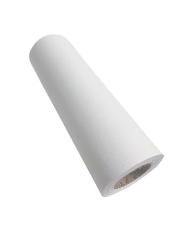 10M/Roll Cotton Canvas Roll,White Blank Specialized Suitable for Oil Painting, Pigments,27,37,47,57,67,77,87cm Wide(27cmx10m) - color: 27cmx10m