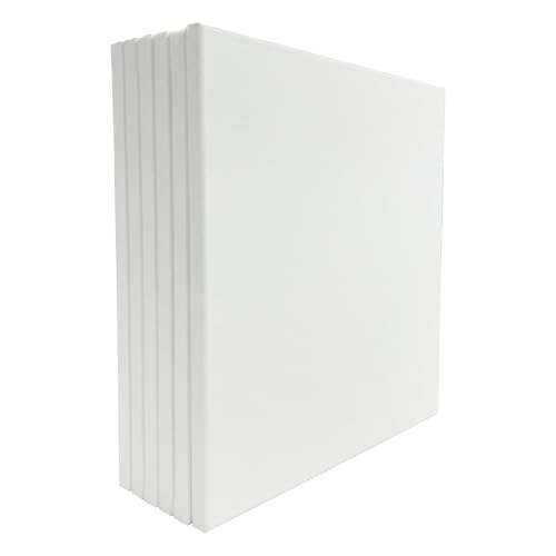 Artist's Loft 6 Count 14” x 14” Super Value Canvas Necessities - Acid Free Cotton Canvas for Paint, Acrylic, & Oils - 1 Pack - size: 14 x 14 inches
