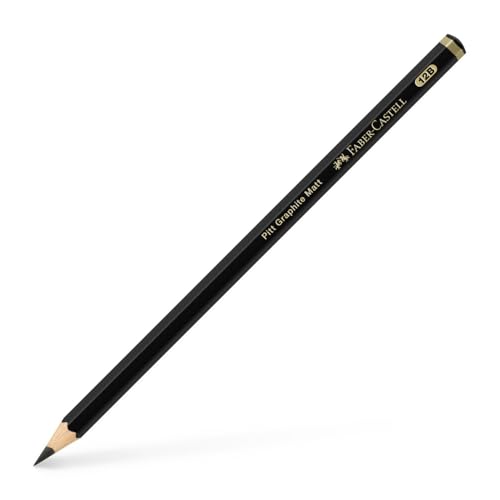 Faber-Castell Art & Graphic Pitt Graphite Matt Pencil, Matt Graphite, 12B, For Art, Craft, Drawing, Sketching, Home, School, University, Colouring - style: 12B