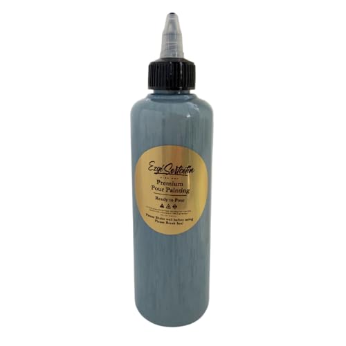 Premium Pour Painting Acrylic Pouring Paint | Ready to Pour | Fluid Art Paint | 8 FLOZ | Fresh Azurre - color: Fresh Azurre