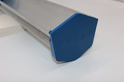 Ecotex® Aluminum Emulsion Scoop Coaters for Screen Printing Complete with End Caps (20.5 inch) - color: Silver, size: 20 1/2 inch