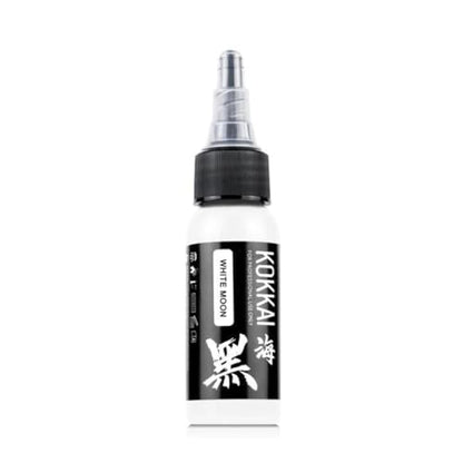 Tattoo Ink, Premium Quality, Precision Medium Viscosity, Rich Hue, Quick Healing, Acrylic-Free, Water-Based, Ready-to-Use Ink for Precision Tattooing (White Moon, 8 oz) - color: White Moon, size: 1 oz