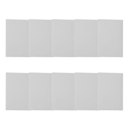 Semme 10PCS Premium Soft Rubber Carving Blocks for Easy DIY Stamp Making and Printmaking for Crafting Levels (White) - color: White
