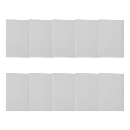 Semme 10PCS Premium Soft Rubber Carving Blocks for Easy DIY Stamp Making and Printmaking for Crafting Levels (White) - color: White