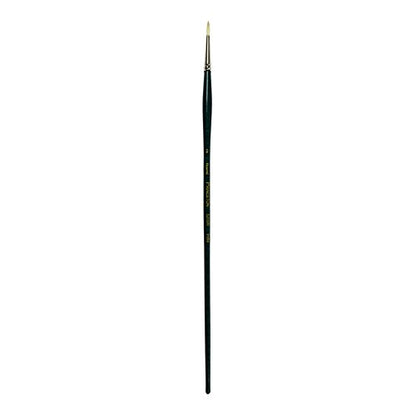 Princeton Ashley, Brushes for Acrylic and Oil Series 5200, Interlocked Chungking Bristle, Round Size 2 - color: Blue Green Round, size: Size 2