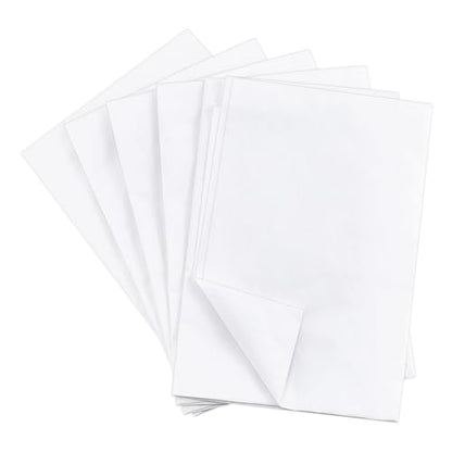 NBEADS 5 Pcs Large Transfer Tracing Paper, 1.09 Yards x 20.31Inch White Carbon Paper for Tracing Carbon Graphite Transfer Paper for DIY Wood Paper Canvas and Other Art Craft Surfaces