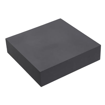 HARFINGTON Rubber Bench Block 7.8"x7.8"x2" Black Rubber Stamping Block Square Anti Vibration Pads for Jewelry Making Hammering Shaping Chasing Flattening Metals - size: 7.8"x7.8"x2"
