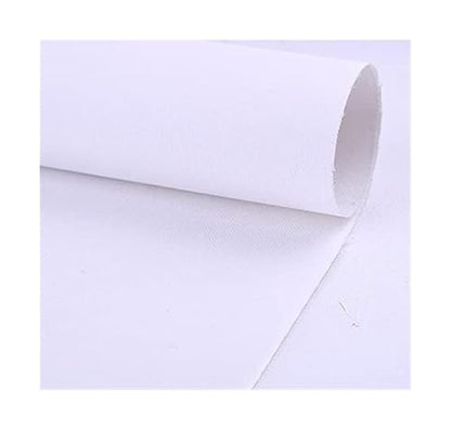 Canvas Roll Linen, Canvas Roll for Painting: 38cm Wide Primed White Cotton Linen, Lengths 1m,5m,10m,30m(5m Long Roll) - color: 5m Long Roll