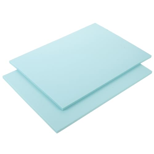 Zerodeko 2pcs A4 Linoleum Blocks for Printmaking with Smooth Carving Surface and Stable Structure, Rectangle TPR Carving Rubber Blocks for DIY Rubber Stamps and School Projects