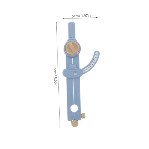 CHILDWEET Multi-Functional Geometry Compass Set for Students Metal Drafting Tool with Ruler Protractor Triangle for Math Exams and Classroom Use