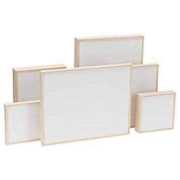 Da Vinci Pro Liquid Art Multi-Media Panel 12x16, 1-1/2" Deep Gesso Board with Natural Wood Frame, Raised Lip Wood Canvas Panel Ideal for Artists Using High Flow Acrylics and Alcohol-Based Dyes - size: 12x16"