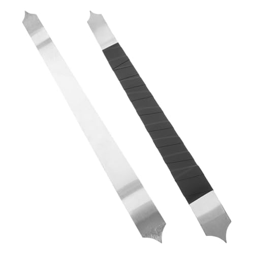 WRITWAA 2pcs Pottery Carving Tools Stainless Steel Fish Scale Texture Knives Clay Sculpting Modeling Set for Ceramic Artists and Hobbyists