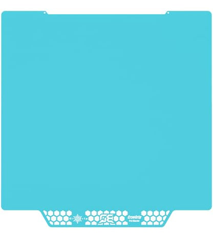 BIQU Cryogrip Pro Glacier for Prusa MK4/MK3/MK3S 3D Printer 254.5x241.5MM Panda Build Plate Double Sided Fine Textured Plate High Adhesion Heated Bed Upgrade Removable Easy Clean Spring Steel Sheet - style: Glacier(Prusa MK4/MK3/MK3S)
