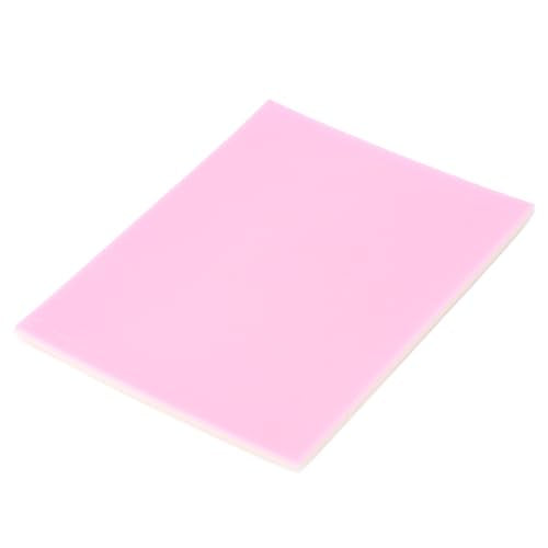 Generic Rubber Carving Block Rubber Stamp Carving Block Printmaking 20x15cm Premium for Intricate Designs with Smooth Firm Texture for Stamp Making and Art Projects (Pink White) - color: 1