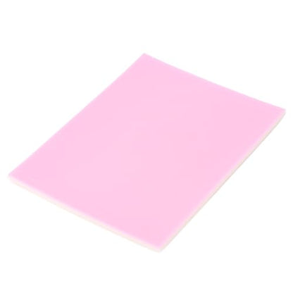 Generic Rubber Carving Block Rubber Stamp Carving Block Printmaking 20x15cm Premium for Intricate Designs with Smooth Firm Texture for Stamp Making and Art Projects (Pink White) - color: 1